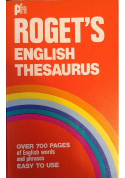 Thesaurus of english words and phrases