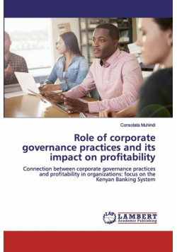 Role of corporate governance practices and its impact on profitability