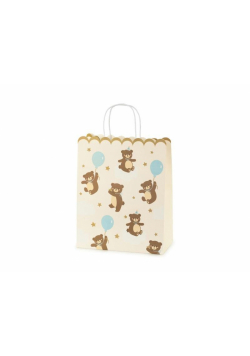 Torebka na prezenty Misie 26x32.5x13cm MIX