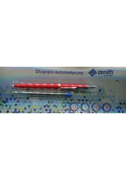 Długopis automatyczny Zenith 5 + wkład oprawa czerwona