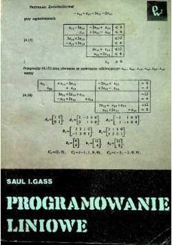 Programowanie liniowe