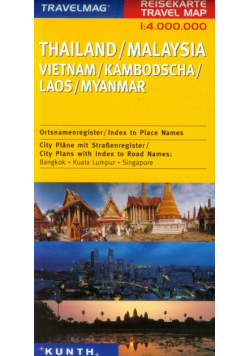 Travelmag Thailand/Malaysia 1:4000 000
