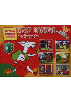 Przygody Koziołka Matołka Klocki obrazkowe 12 elementów