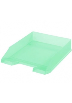 Szuflada na dokumenty transparentna pastel miętowa