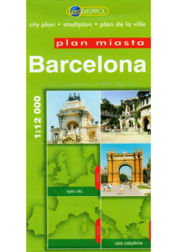 Barcelona Plan miasta 1: 12 000