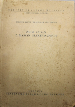 Zbiór zadań z maszyn elektrycznych