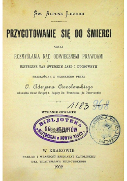 Przygotowanie się do śmierci 1902 r.