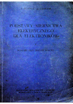 Podstawy Miernictwa elektrycznego dla elektroników