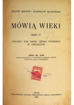 Mówią wieki Część II 1934 r.
