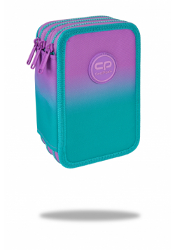 Piórnik 3-komorowy z wyposażeniem Coolpack jumper 3 gradient blueberry SK
