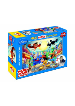 Puzzle dwustronne Maxi 150 Disney Mickey Mouse i Goofy