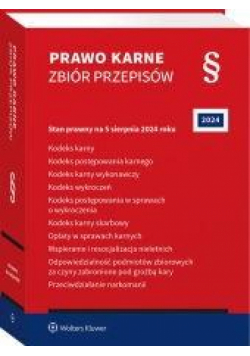 Prawo karne. Zbiór przepisów w.68