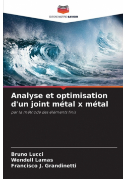 Analyse et optimisation d'un joint métal x métal