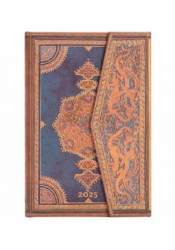 Kalendarz tygodniowy mini 2025 Safavid Indigo