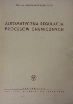 Automatyczna regulacja procesów chemicznych