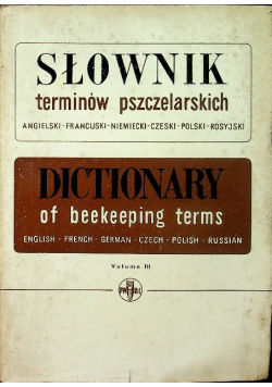Słownik terminów pszczelarskich