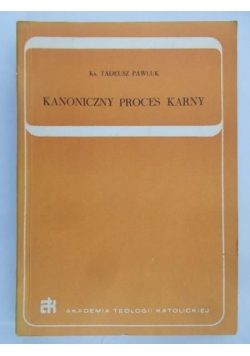 Kanoniczny proces karny