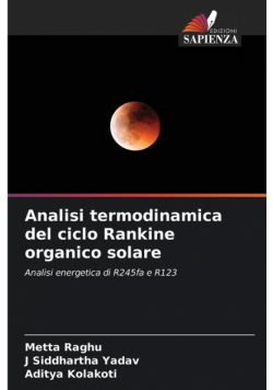 Analisi termodinamica del ciclo Rankine organico solare