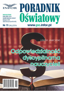 Odpowiedzialność dyscyplinarna nauczycieli
