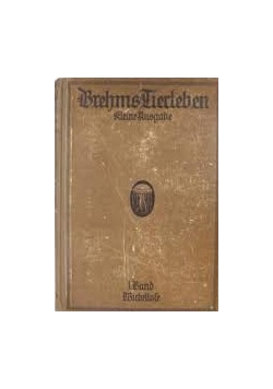 Brehms Tierleben kleine Ausgabe. Tom 1, 1924 r.