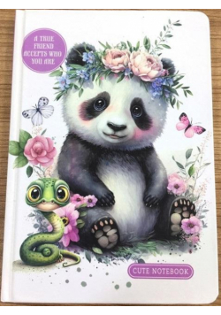 Notatnik A5/64K gładki Panda FRESH
