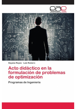 Acto didáctico en la formulación de problemas de optimización
