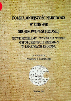 Polska mniejszość narodowa w Europie środkowo wschodniej