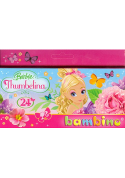 Kredki Bambino 24 kolorów Barbie