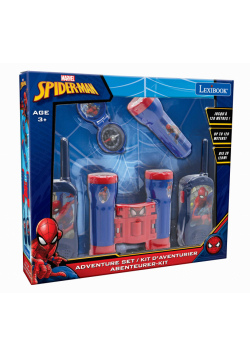 Zestaw przygodowy Spider-Man z krótkofalówkami, lornetką i kompasem RPTW12SP