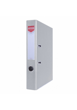 Segregator PP A4/55mm Officer z szyną Office Products szary