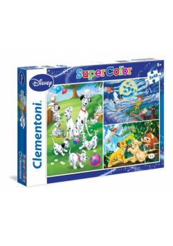 Puzzle SuperColor Disney Classic 3x48