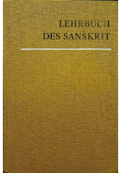 Lehrbuch des sanskrit