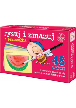 Gra planszowa Rysuj i zmazuj z pszczółką
