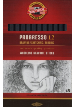 Ołówek grafitowy 4B Progresso 12 sztuk