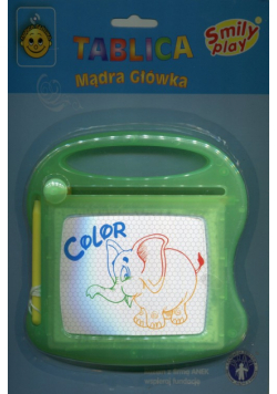 Tablica znikopis Mądra Główka zielony