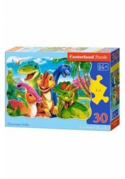 Puzzle 30 Dinosaurs Selfie CASTOR