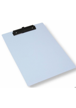 Deska A4 plastikowa z klipem pastel niebieska