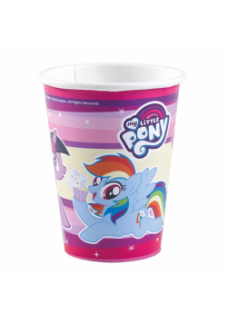 Kubki papierowe My Little Pony 250ml 8szt