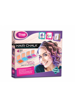 Hair chalk Kreda do włosów Zestaw tropikalny