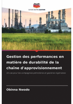 Gestion des performances en matière de durabilité de la chaîne d'approvisionnement