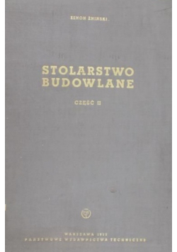 Stolarstwo budowlane Część  2