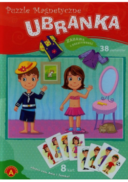 Puzzle magnetyczne Ubranka 38 elementów