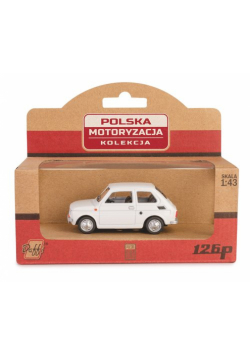 PRL Fiat 126P Biały