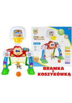 Bramka Interaktywna z Koszykówką Dla Maluszka