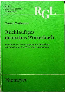 Rucklaufiges deutsches Worterbuch
