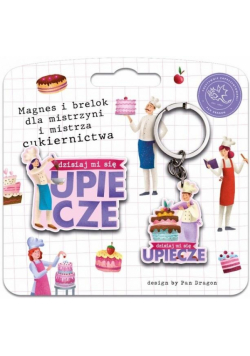 Zestaw magnes + brelok Wypieki