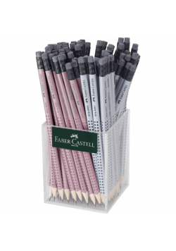 Ołówek Grip 2001/B z gumką (2x36szt) FABEL CASTELL