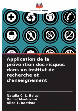 Application de la prévention des risques dans un institut de recherche et d'enseignement