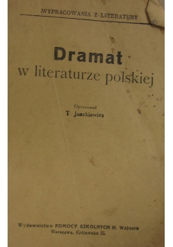 Dramat w literaturze polskiej,1935r.