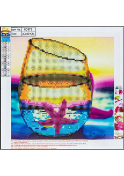 Diamentowa mozaika 5D - Starfish 30x30 80878